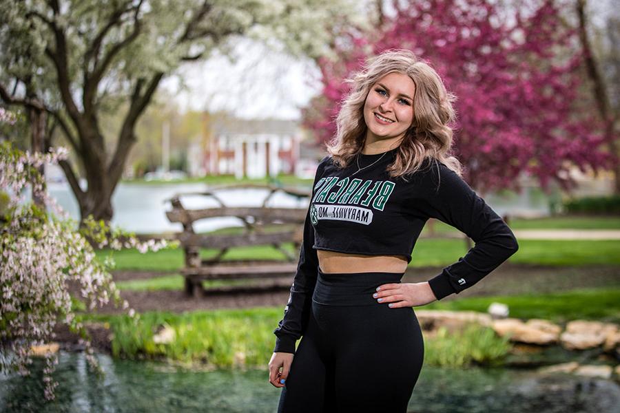 Maddisyn Combe graduated from Northwest last May with her bachelor's degree in computer science with a digital media emphasis. (Photo by Lauren Adams/Northwest Missouri State University)